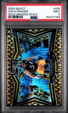 2024 Panini Select Field Level Zach Frazier Gold Dragon Scale /15 PSA 9 RC