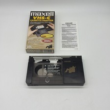 Maxell VP-CA VHS-C Cassette Adapter Manual VCR Converter for VHS-C Tapes