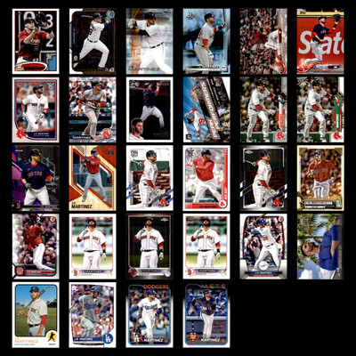 J.D. Martinez Lot 28 Different Baseball Cards 2012-2024 Astros/Tigers/Red Sox/LA