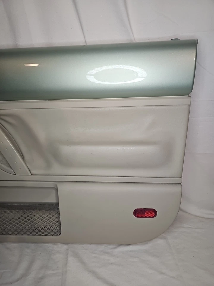 Painel de porta Volkswagen Beetle 1998-2010 janela de energia de passageiros creme verde cibergreen - Imagem 4 de 4