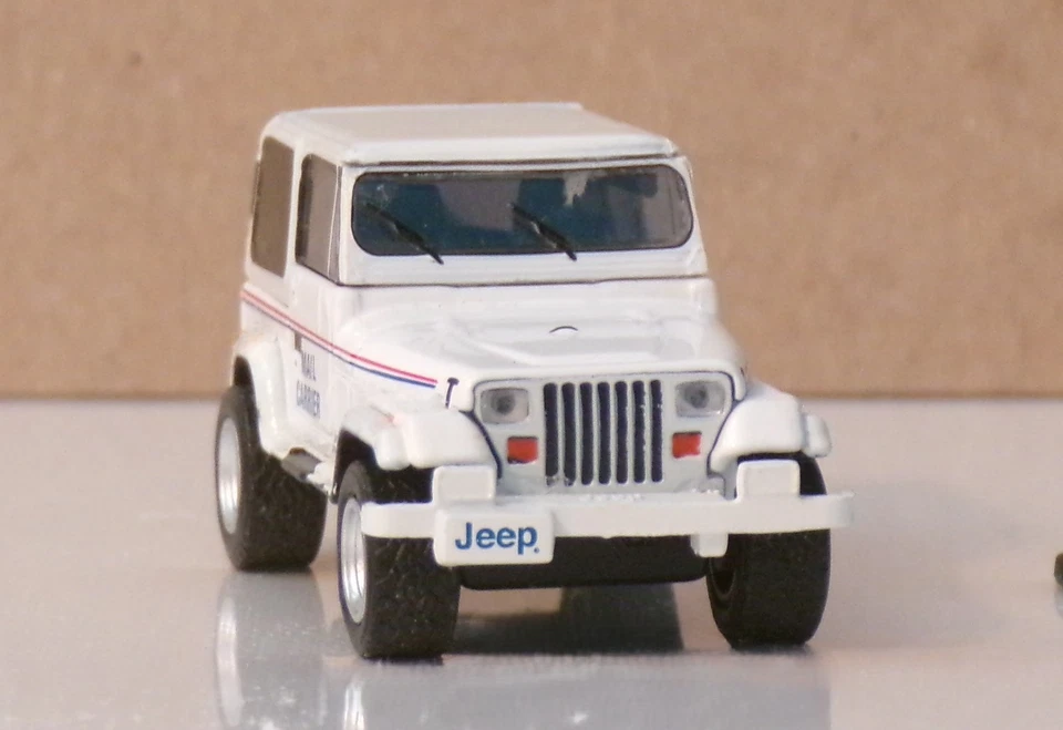 Jeep Wrangler 1991 con cartero... The Hobby Shop serie 1... usado Foto 3 de 4
