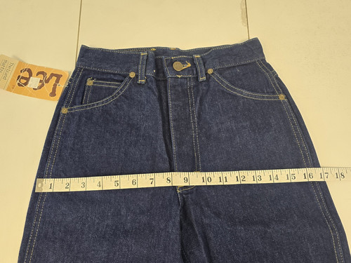 Vintage Wrangler High Rise Straight Leg Damen Jr Jeans Gr. 12 Made in USA NOS - Bild 9 von 11