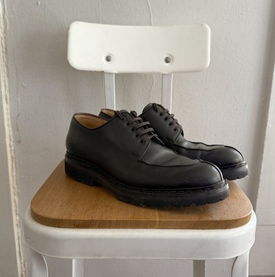 Heschung Meleze Split-toe Shoe - Black - 8.5 UK - Fits large - Vibram lug sole
