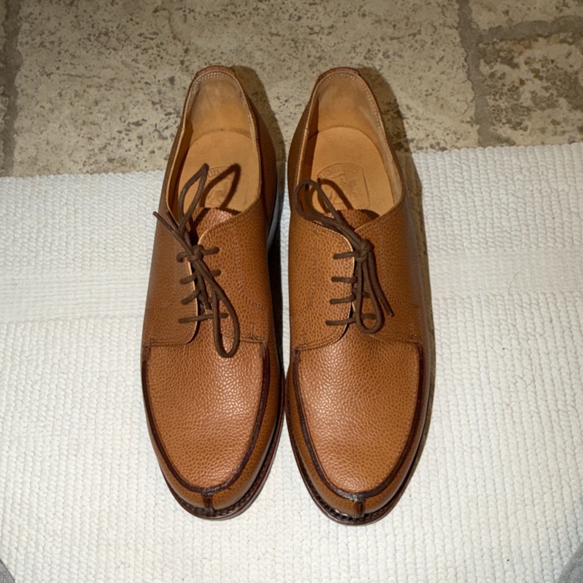 Tan Derby Dress Shoes Size 8.5 Bostonian Men main image 4