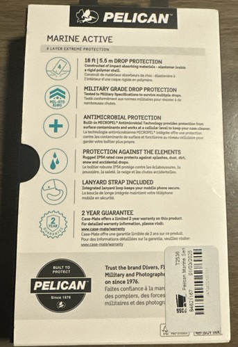 Pelican Marine Series Case for Apple iPhone 13 Pro - Black - Photo 2 sur 2