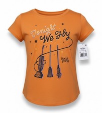 Disney Hocus Pocus Girls Shirt Size 6 6X Orange Halloween Graphic Tee