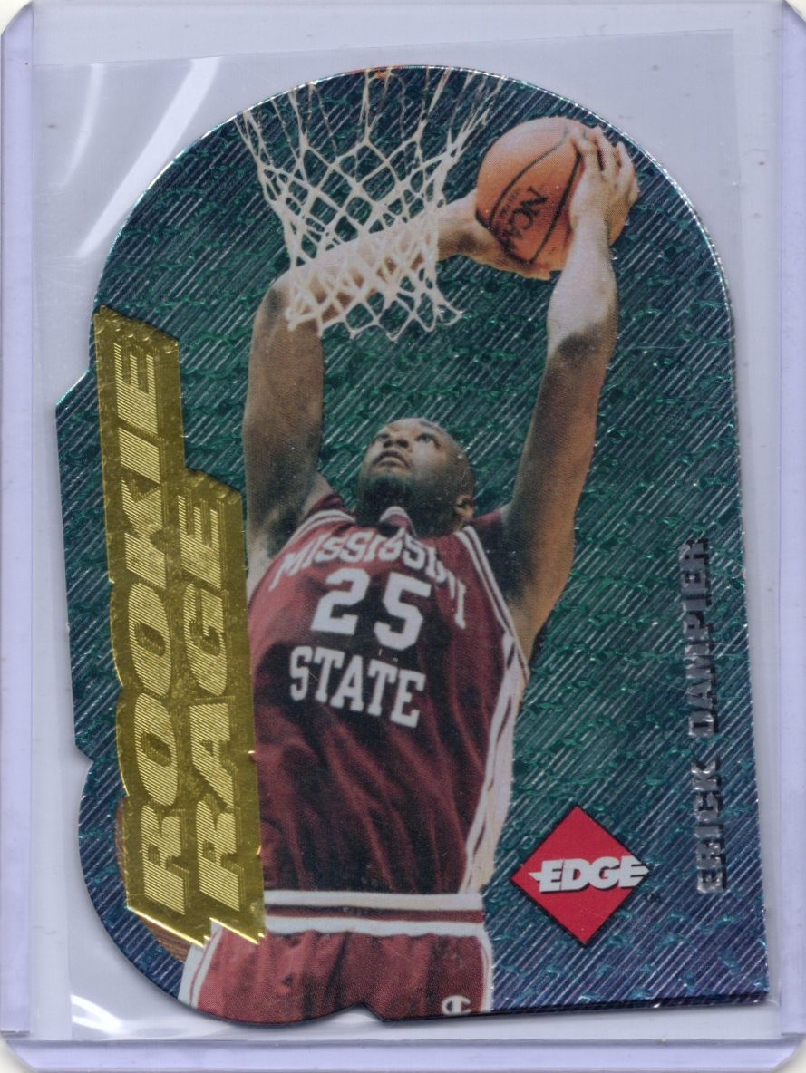 1996 Collectors Edge - Rookie Rage Die Cut Erick Dampier #8 Indiana Pacers