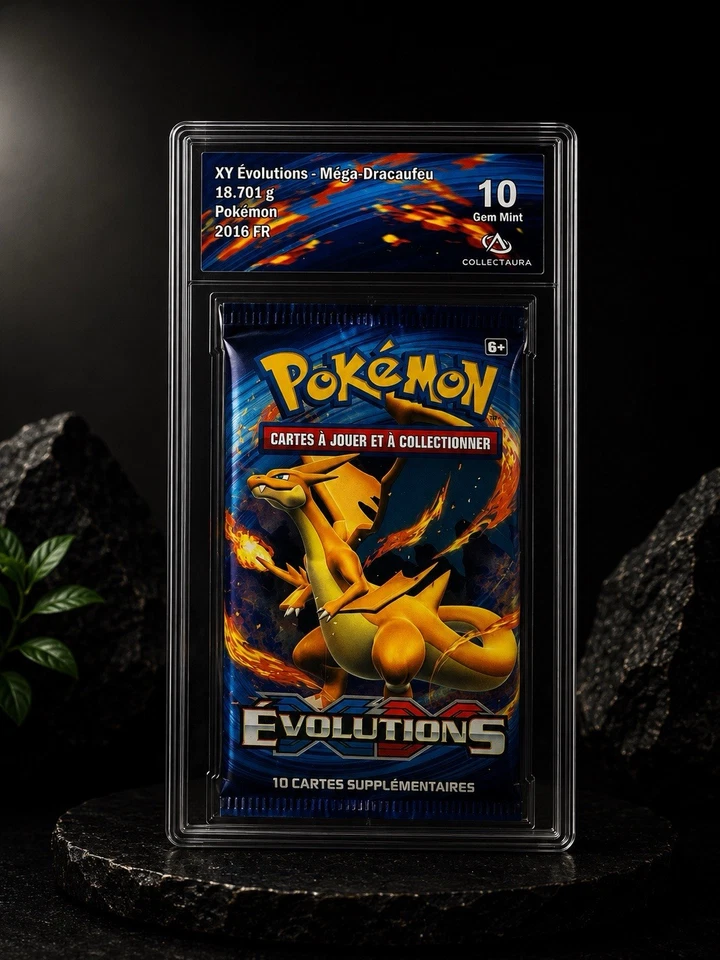 Booster Pokémon Grade CA 10- XY Évolutions - Méga-Dracaufeu Y - Scellé FR - Photo 1/1