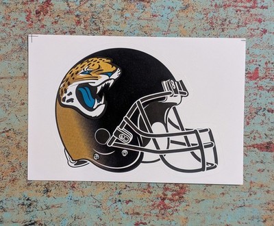 Jacksonville Jaguars Helmet Sticker - 2017 NFL Vending Machine Football Series