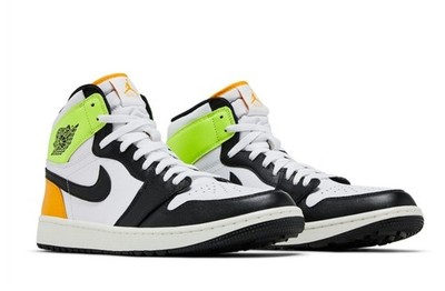 Nike Air Jordan 1 High Golf White University Gold Volt Black (Herren)DQ0660-105
