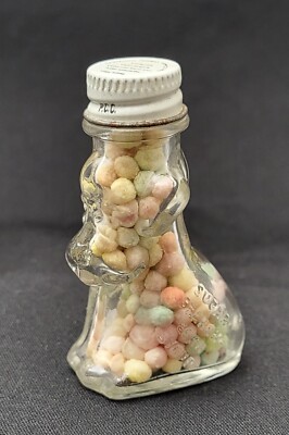 J. C. Crosetti Co. Glass Dog Candy Container Jeannette, PA - Unopened and Full