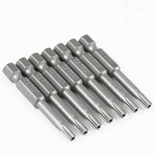 Long Reach Torx Star Hex Security Bit Set Tamper Proof Screwdriver Bits T6 - T40