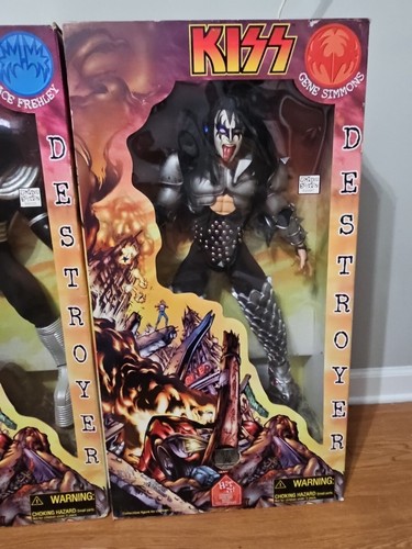 1998 KISS DESTROYER 24" 4 Figures. Boxes Have Wear - Picture 9 of 20