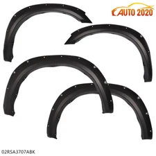 Fit For 2010-2017 Dodge Ram 2500/3500 Pocket Style Rivet Bolt On Fender Flares