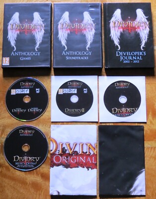 DIVINITY ANTHOLOGY - 3 SPIELE, ENTWICKLERJOURNAL, POSTER & SOUNDTRACKS - SEHR GUTER ZUSTAND