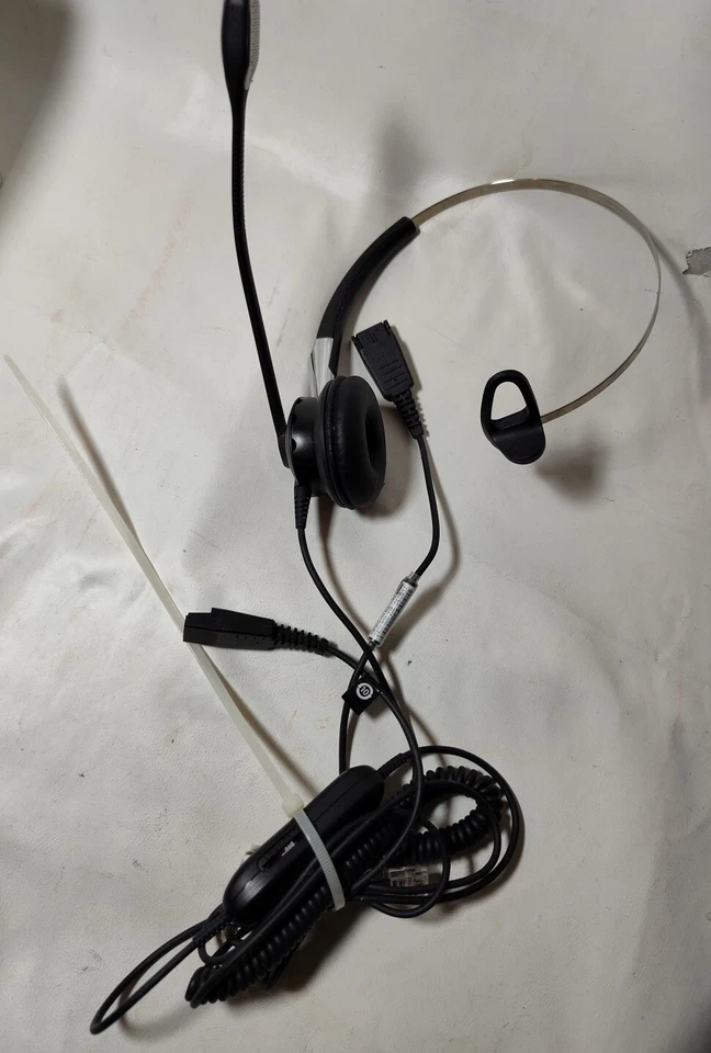 Jabra Foot Coiled Smart Cord GN1200 CC 2M Coiled QD to Mod Plug Headset - Image 2 of 4