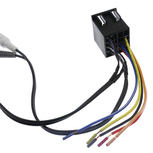 New Car Stereo CD Player Wiring Harness Wire Adapter Plug Fits Aftermarket Radio - Picture 10 of 12