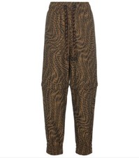 NWT Fendi FF vertigo jacquard track pants women, IT40/US4 converts to shorts