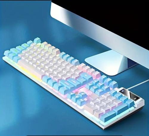 YINDIAO Wired Keyboard USB Plug Computer Gaming Office Desktop Notebook Universa - Photo 4/4