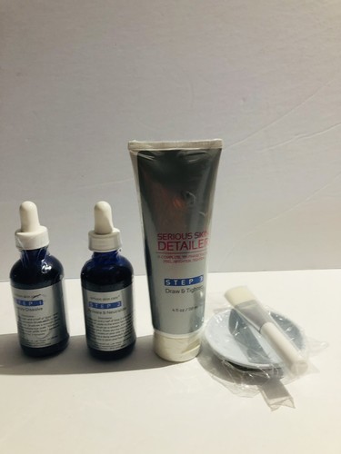 Serious SKINCARE✰DETAILER✰Complete Tri-Phase Facial Peel. Brighten. Tighten Kit - Picture 2 of 3