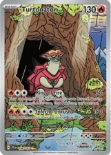 1x Turtonator - 146/142 - Illustration Rare NM-Mint Pokemon SV07 - Stellar Crown