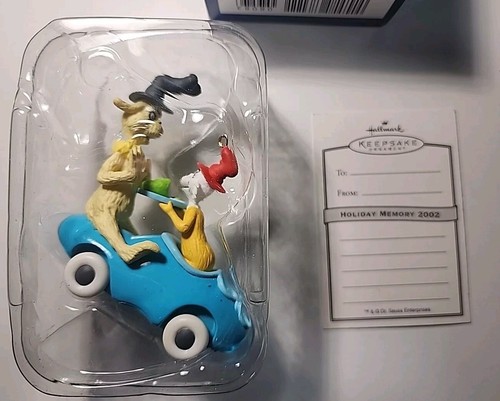 Hallmark Keepsake Dr. Seuss 'Green Eggs and Ham' Car Ornament 2002 - Picture 6 of 6