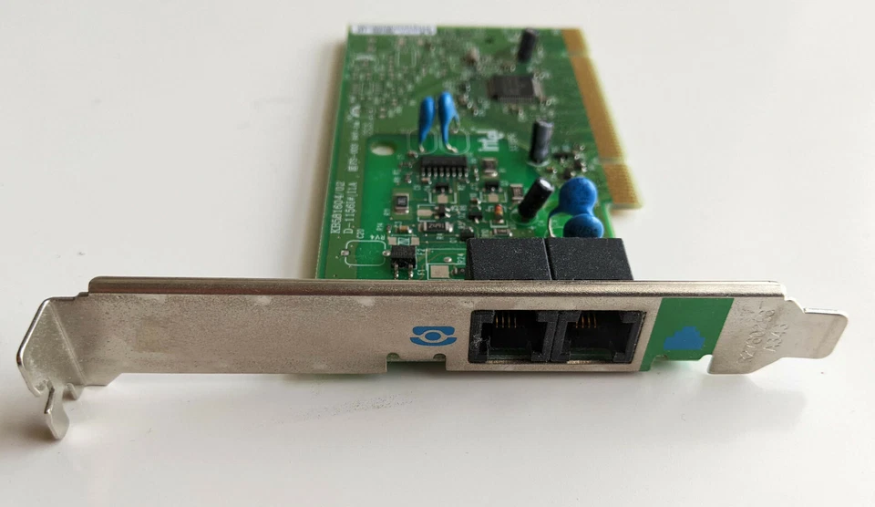 OEM Dell Intel 537EPG 56K V.92 PCI Data Fax Modem Card X2749, 0X2749, CN-0X2749 - Image 3 of 3