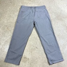 Mens Weatherproof Stretch Water Resistant Performance Flex Pant Gray 36 X 30