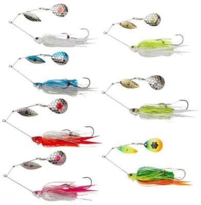 SAVAGE GEAR SavageGear DA`BUSH SPINNERBAIT ultimativer Hecht Köder 2 Spinnerblätter+Trailer