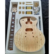 LP Electric Guitar Map Stain Maple Electric Guitar Set Mahogany Solid Wood Body