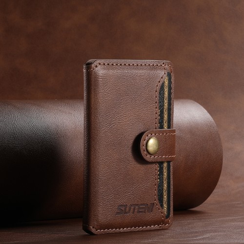Universal Magnetic Leather Card Holder Bracket for Android iPhone Samsung Google - 第 7/9 張圖片