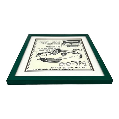 VTG 1982 Pen & Ink Drawing T Burneys 57 XK-SS Jaguar Pacific Standard Exhibit - Picture 5 of 7