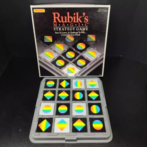 Rubik's Magic Strategy Board Game - 1987 Matchbox Vintage 80's - complete