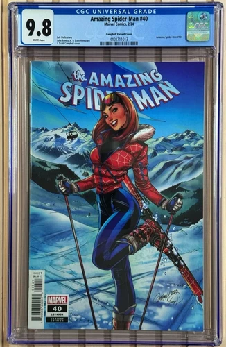 Amazing Spider-Man #40 (2024 Marvel Comics) J Scott Campbell Variant CGC 9.8