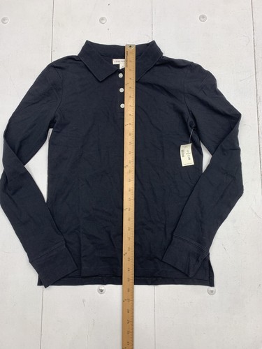 Aeropostale Girls Black Long Sleeve Polo Size XL - Picture 7 of 7