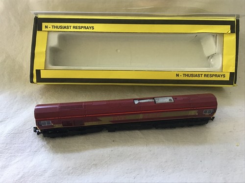 Diesellokomotive N THUSIASTS RESPRAYS SPUR N CLASS 66 EWS WEINROT