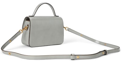NWT TORY BURCH $348 LIGHT GRANITE GRAY ROBINSON TOP HANDLE
