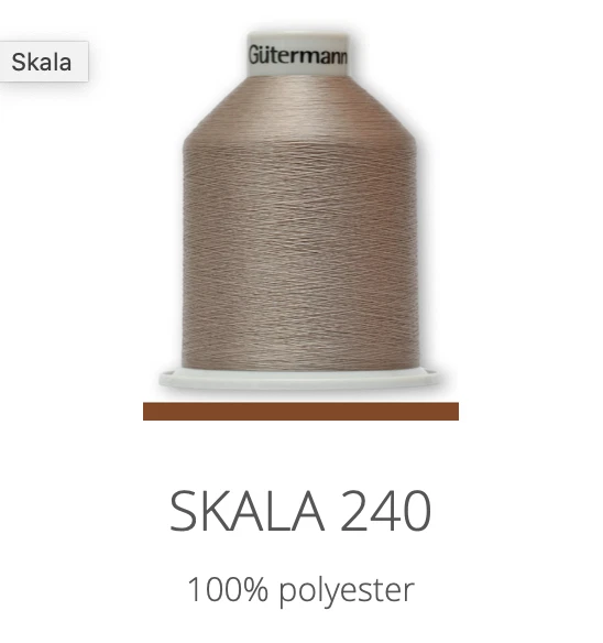  Gutermann SKALA 240 Polyester Overlocker Thread 5000m/5468yds - ALL COLOURS - Image 3 of 4