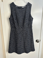 Halogen size 24W gray/ black striped dress plus size