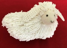 White 2.5X3.5" Humor Sheep Lamb Figurine