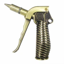 3/8" NPT Heavy Duty High Flow Rate Blow Gun - Copper Plated - B610