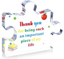 Teacher Appreciation Gifts for Women Men from Student,Thank You Acrylic Motivati