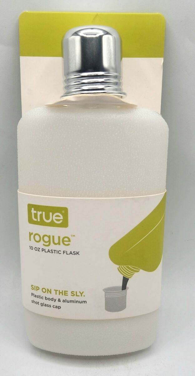 True 10-Ounce Rogue Plastic Flask