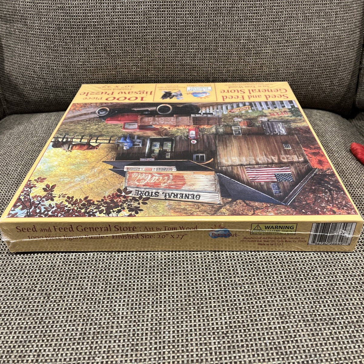 SunsOut 1000 Piece Jigsaw Puzzle Seed & Feed Store Coke Tom Wood