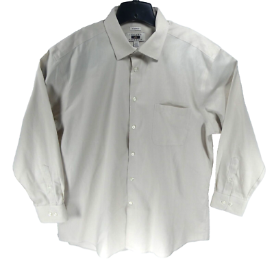 joseph abboud egyptian cotton dress shirt Classic Fit Wrinkle-Resistant 100% Cotton Dress Shirt | White