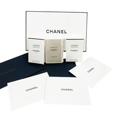 CHANEL Gift Box, Cards, Envelopes, Gabrielle, COCO Mademoiselle Parfum Samples