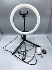 Vivitar 10-Inch Full Color Ring Light with Phone Cradle, Remote, Tripod