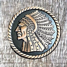 MOTORCYCLE CONCHOS INDIAN CHIEF HEADDRESS CON314-ACPR-L