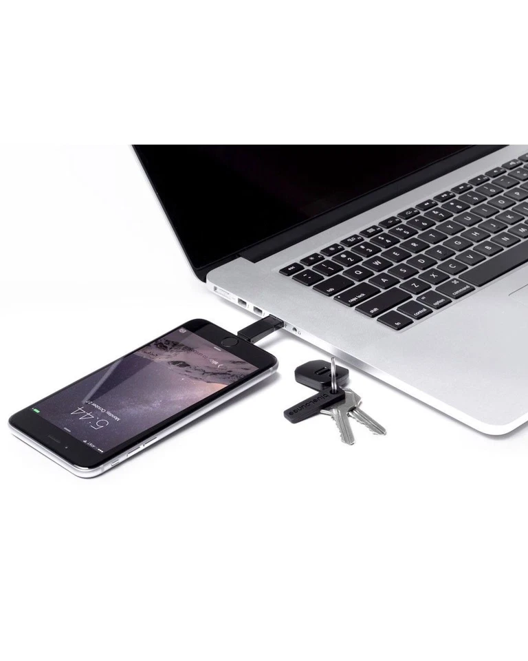 KI-BL-L - BLUELOUNGE KII - LIGHTNING/USB KEYCHAIN CHARGER, BLACK- BNIB. - Image 3 of 3