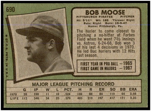 You Pick 1971 Topps Baseball EX Unless otherwise noted #467-752 BX1A - Picture 371 of 497